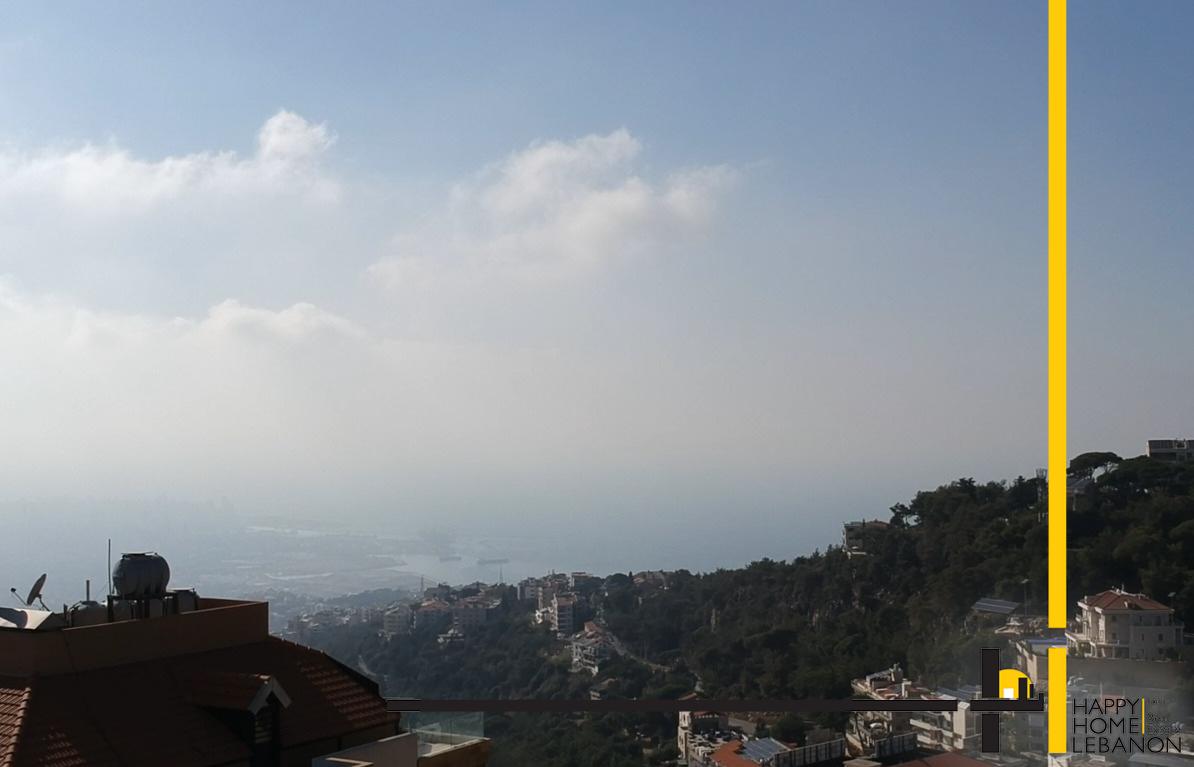 Land for sale in Jouret Al Ballout with sea view