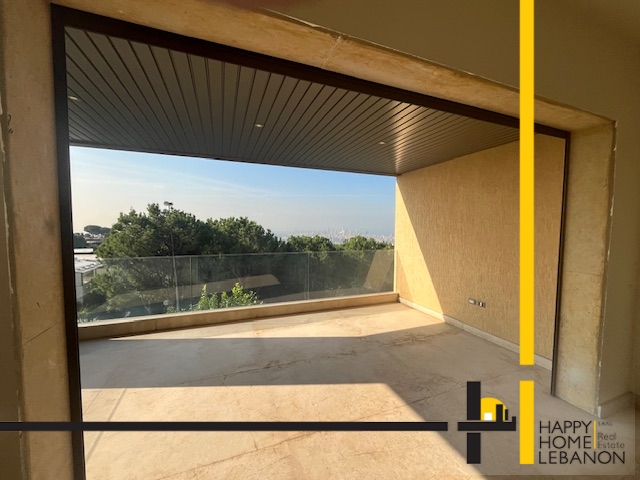 New Apartment with garden for sale Ain Saadeh.