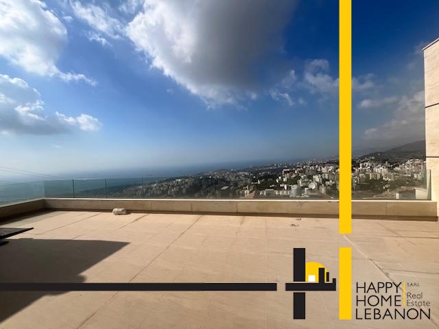 Penthouse with terrace for sale in Rabieh-Mtayleb